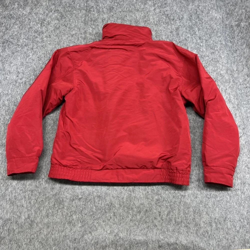 Vintage Woolrich Jacket Mens M Red Bomber Wool Lined Outdoor‎ Made USA 80s